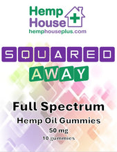 Load image into Gallery viewer, Squared Away Hemp Full Spectrum Vegan Hemp Oil Gummies 50 mg - 10 Count