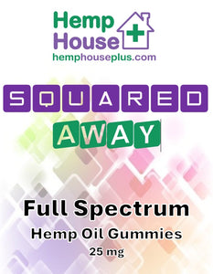 Squared Away Hemp Full Spectrum Vegan Hemp Oil Gummies 25 mg - 10 Count