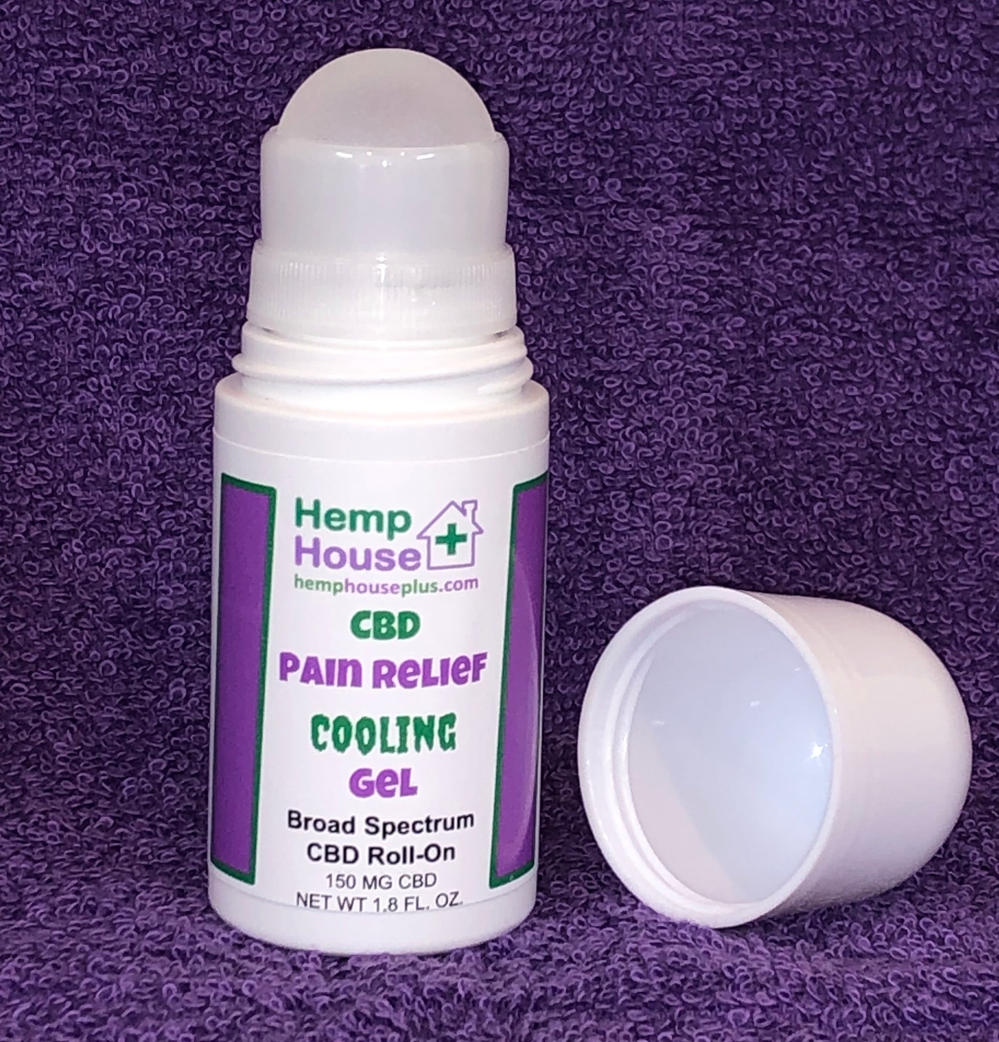 Pain Relief Cooling Gel (RollOn) Hemp House Plus